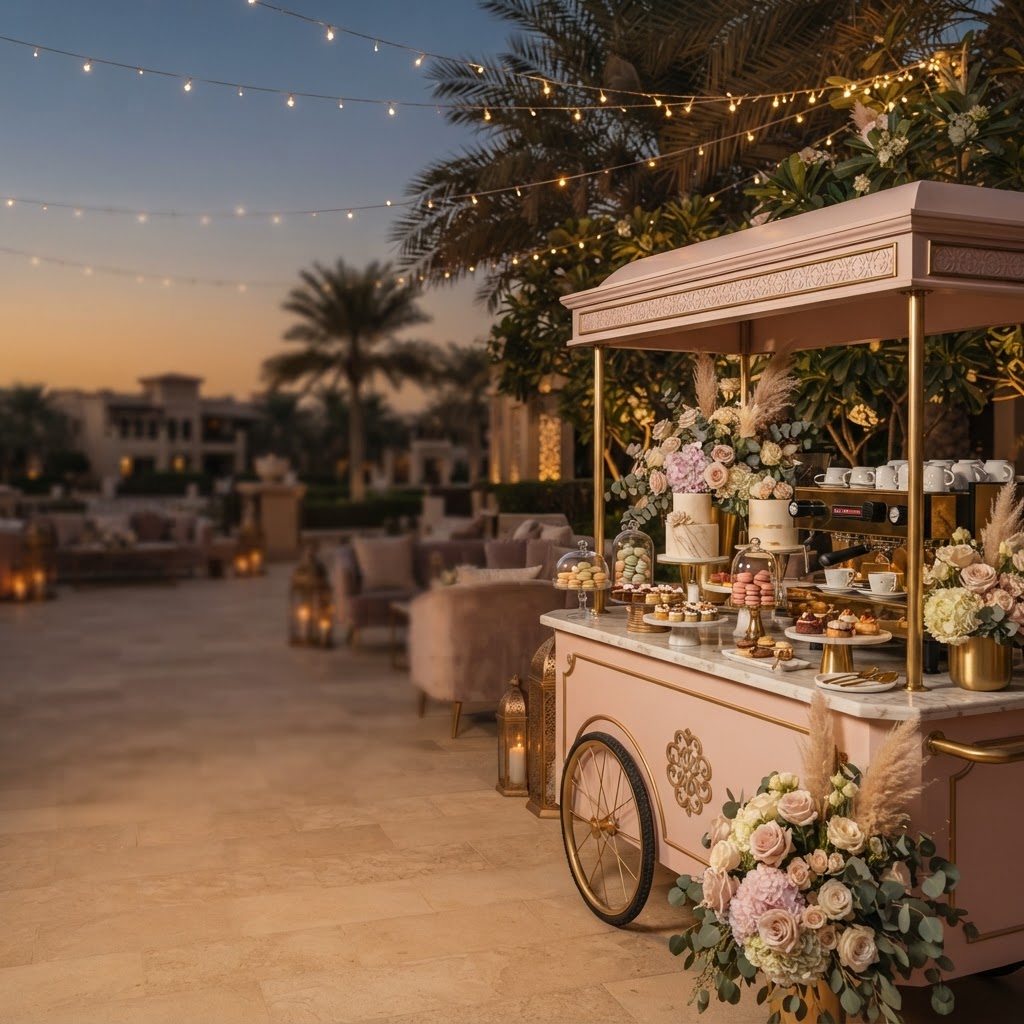 Luxury event carts in the UAE