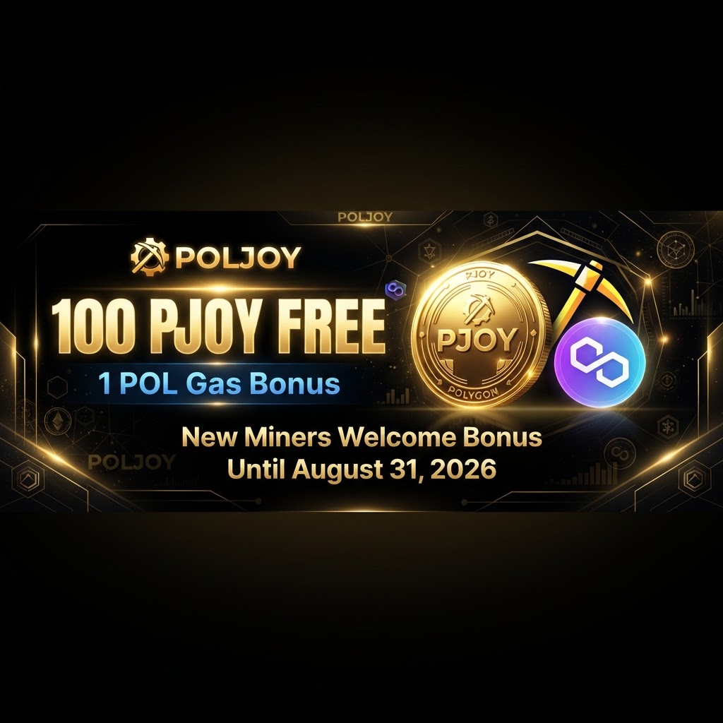 POLJOY 100 PJOY Free Welcome Bonus