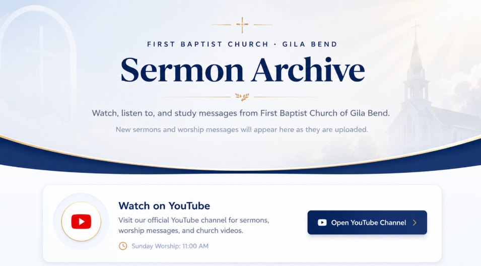 Sermon Archive Hero