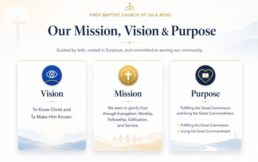 Our Mission, Vision & Purpose
