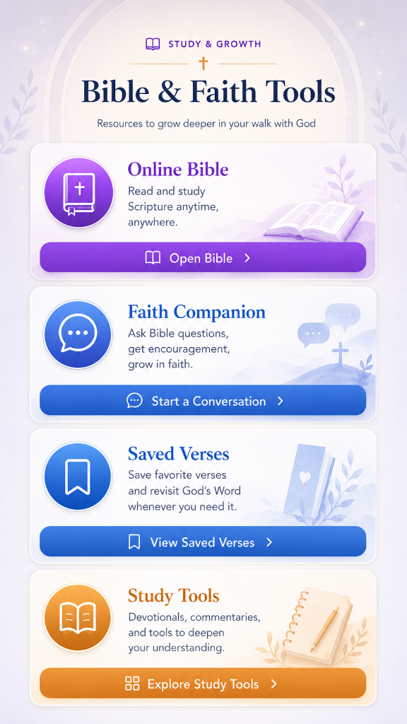 Bible and Faith Tools