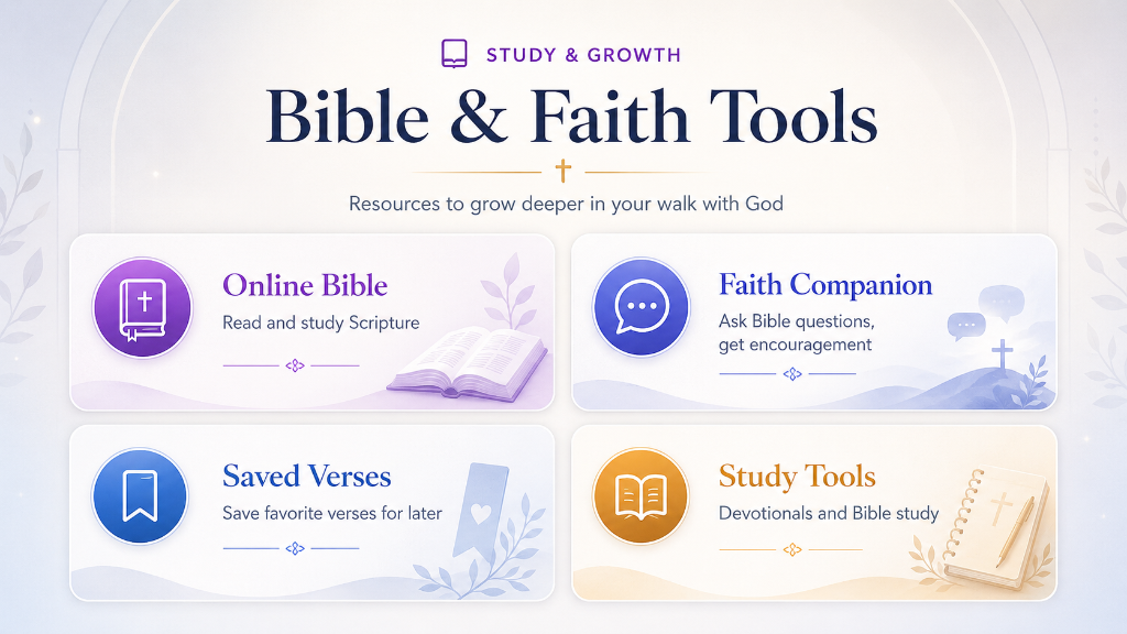 Bible and Faith Tools