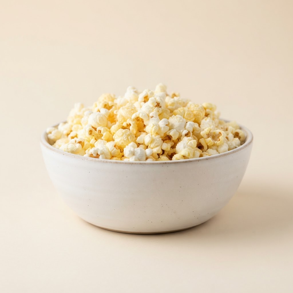 Bowl of fresh kettle corn