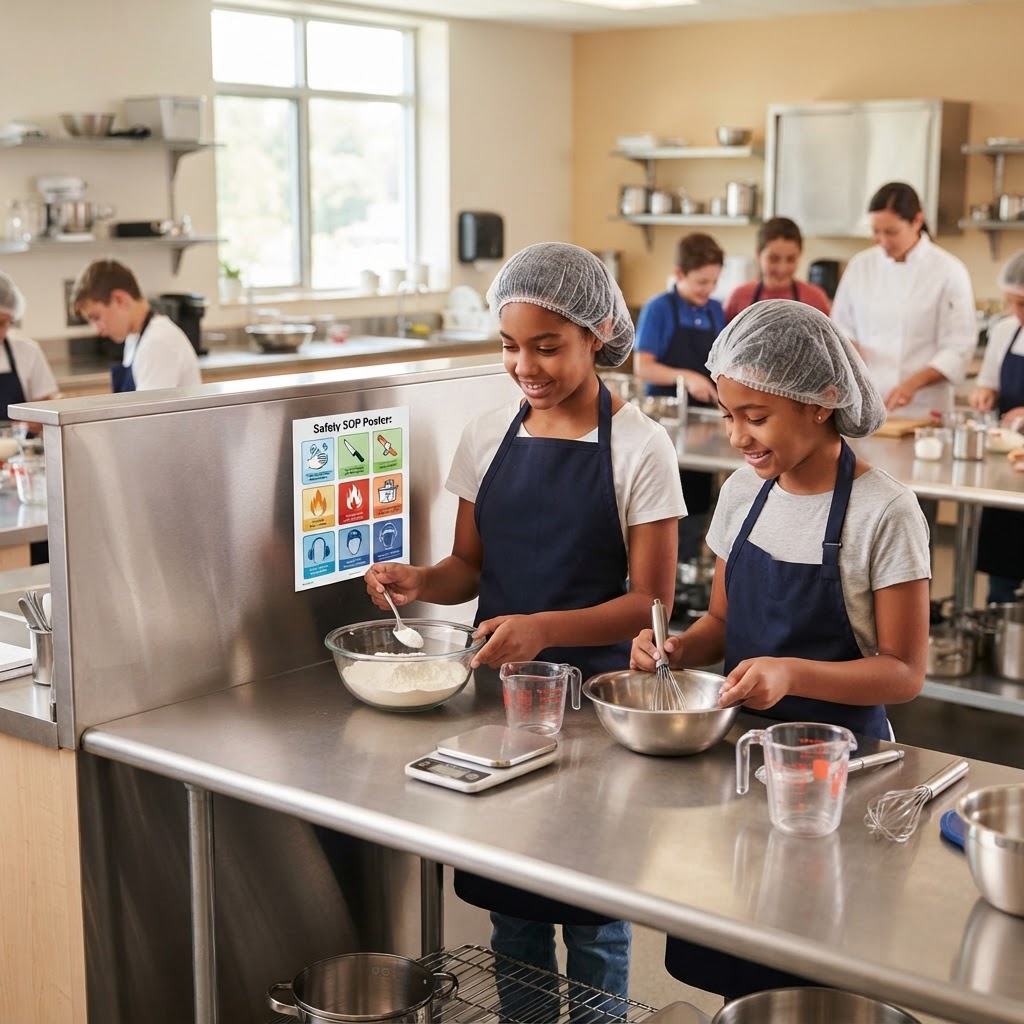 Beyond 'Don't Cut Yourself': Creating Effective Kitchen Safety SOPs for the Classroom