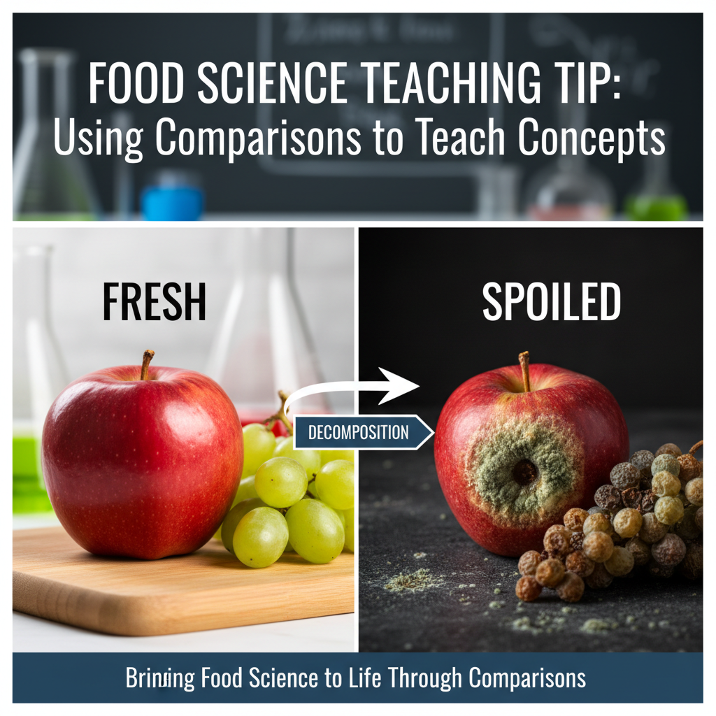 Food Science Teaching Tip: Using Comparisons to Teach Concepts