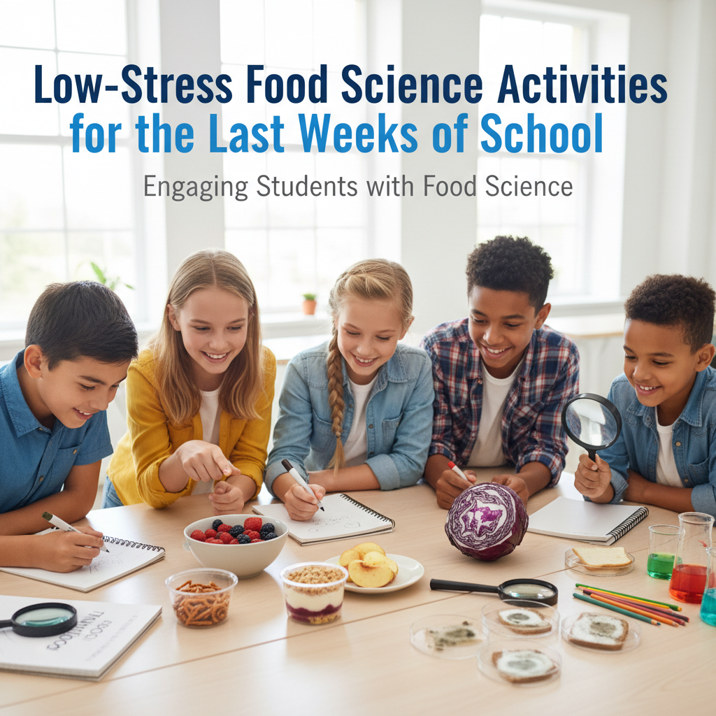 Low-Stress Food Science Activities for the Last Weeks of School