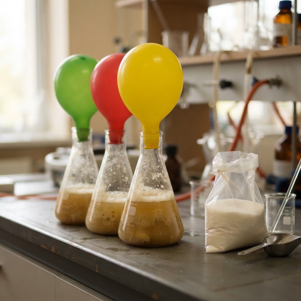 How Does The Type of Sugar Affect Yeast Fermentation Rate?