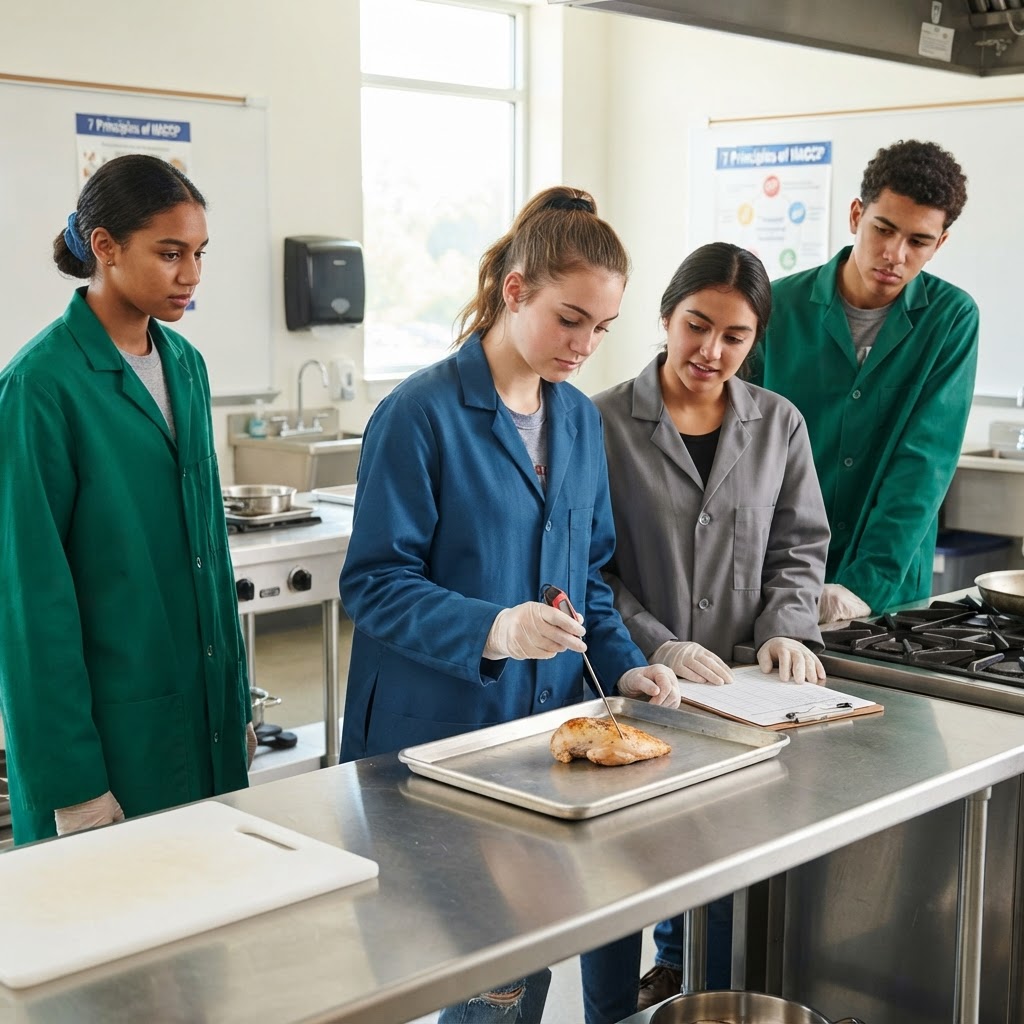 Teaching Food Safety: Breaking Down the 7 Principles of HACCP for High School