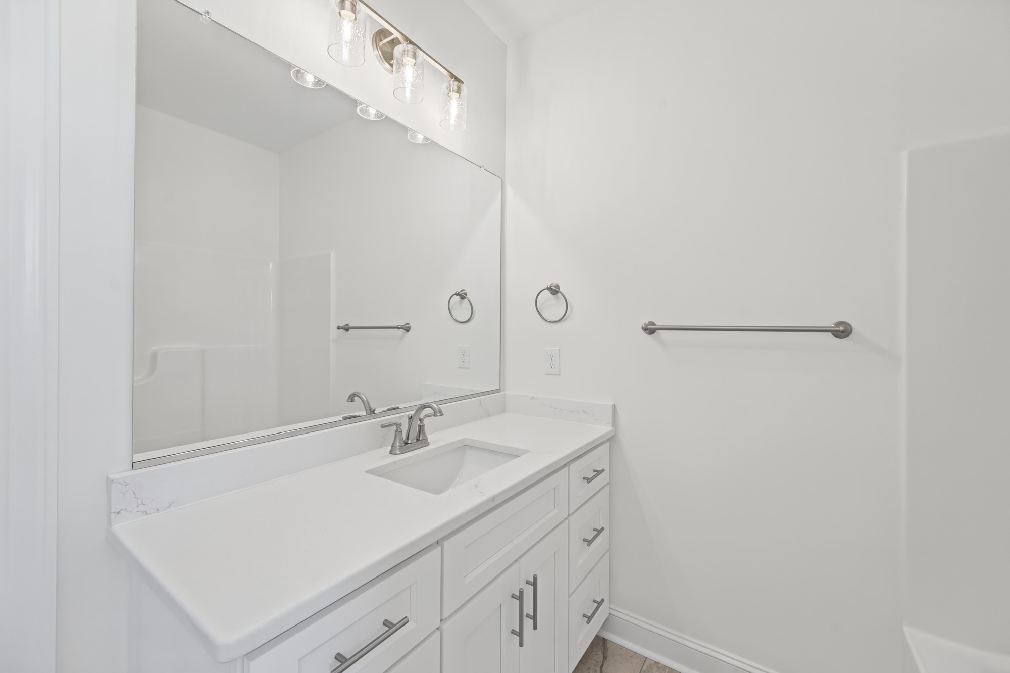 232 Cool Run - Bathroom Vanity with Marble Countertop