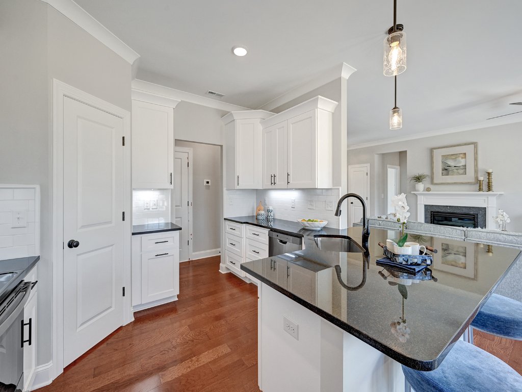 Kitchen island and sink