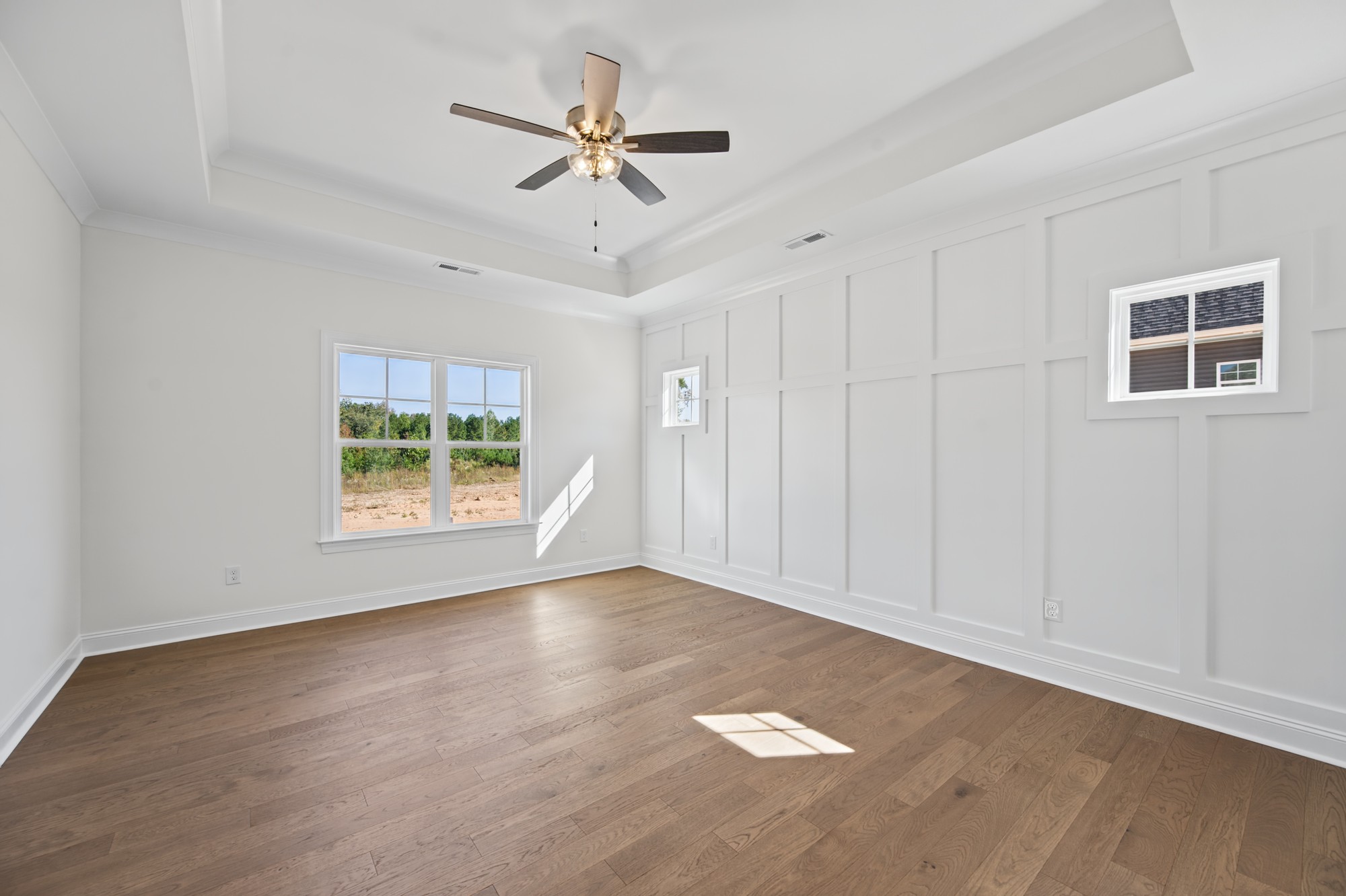 250 Cool Run - Primary Bedroom with Paneled Accent Wall