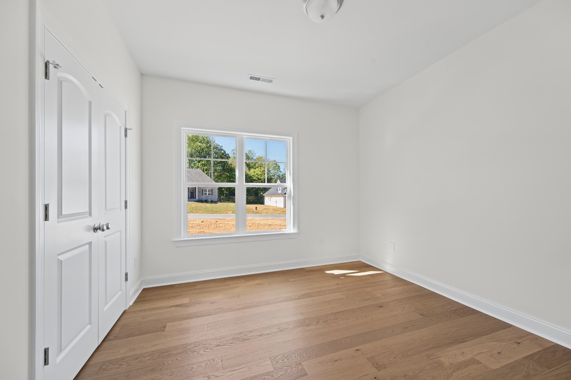 232 Cool Run - Upstairs Bedroom with Hardwood Floors