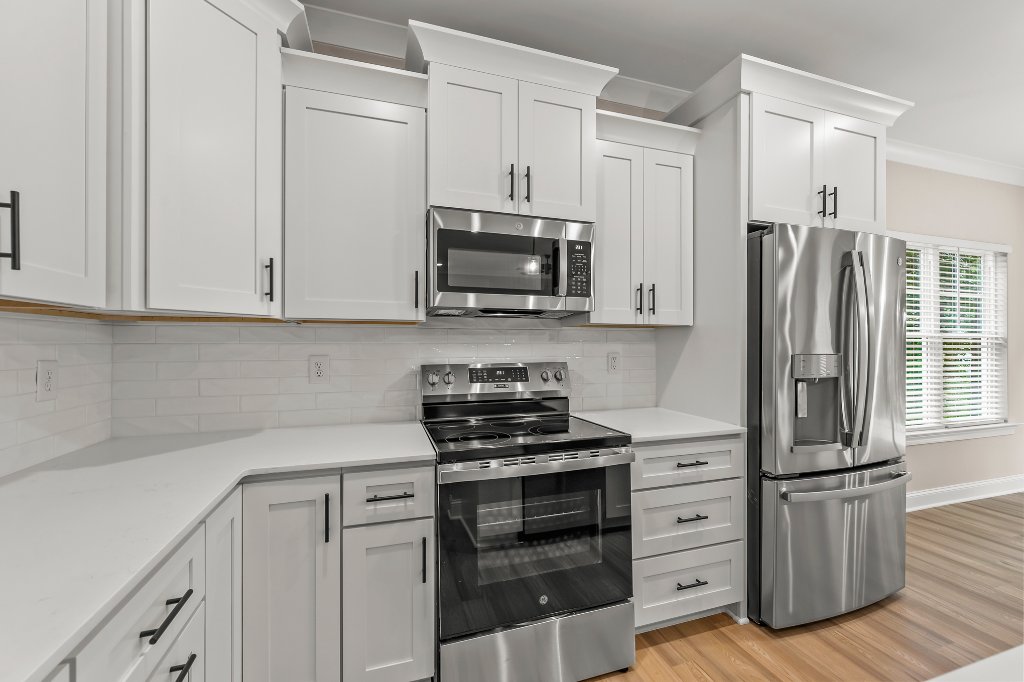 Kitchen cabinets and appliances