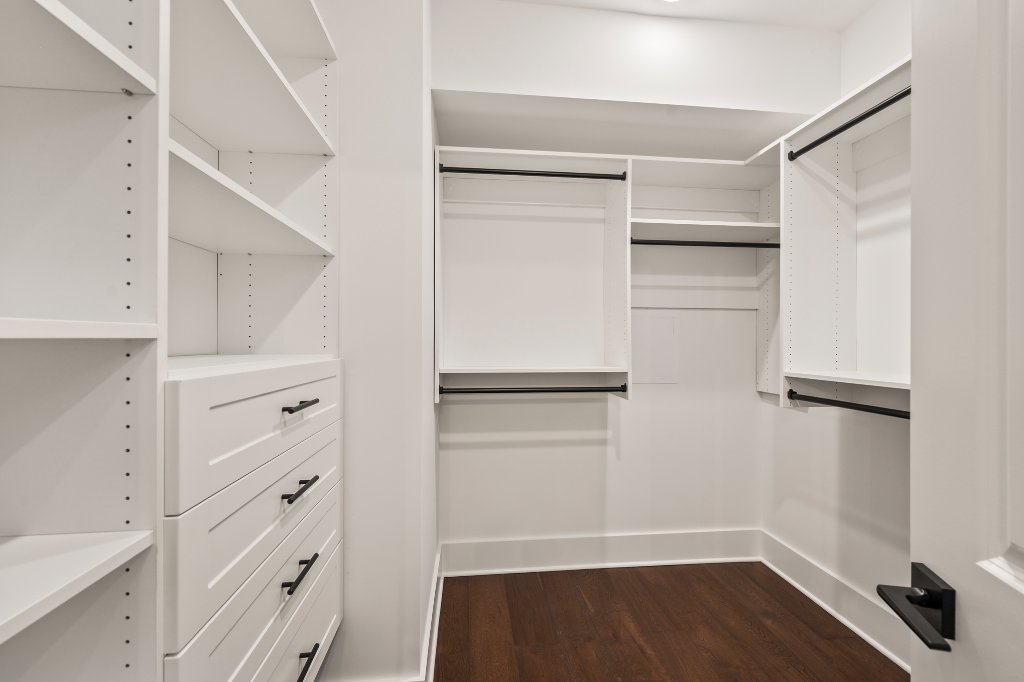 Primary walk-in closet