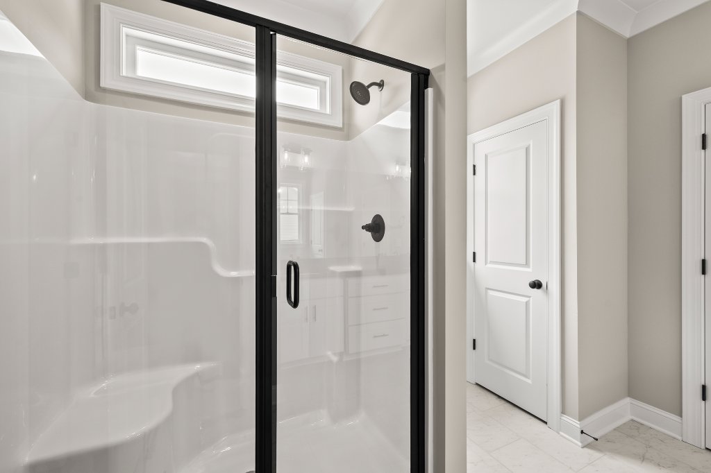 Primary walk-in shower