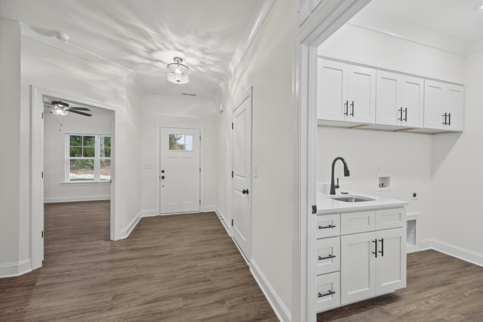 114 Carolina Rose Ct - Hallway and Laundry Area