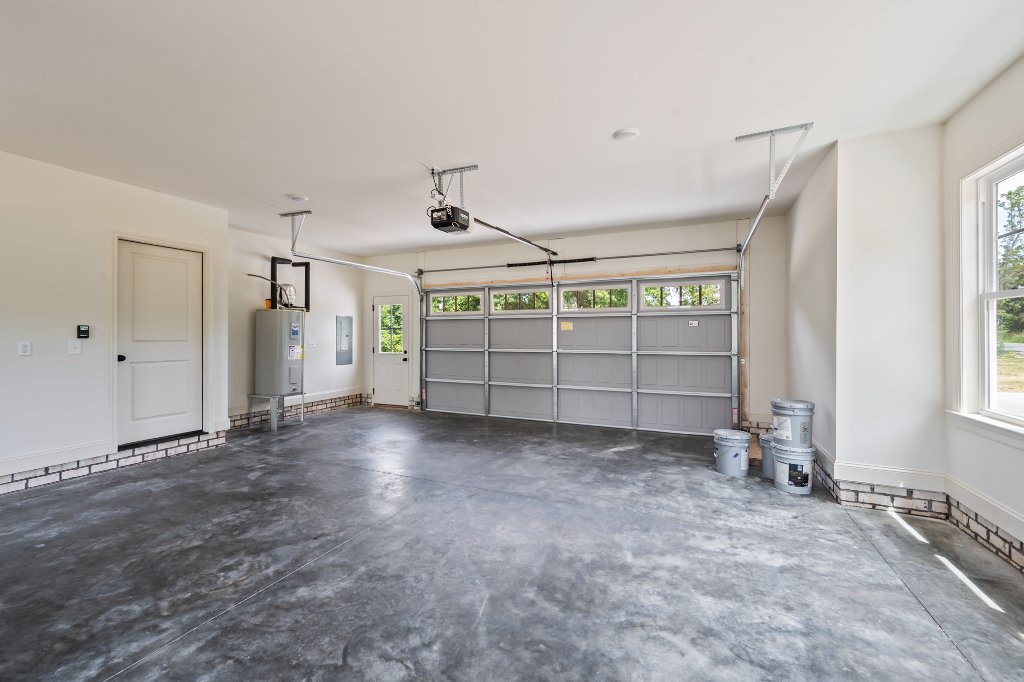 Two car garage interior