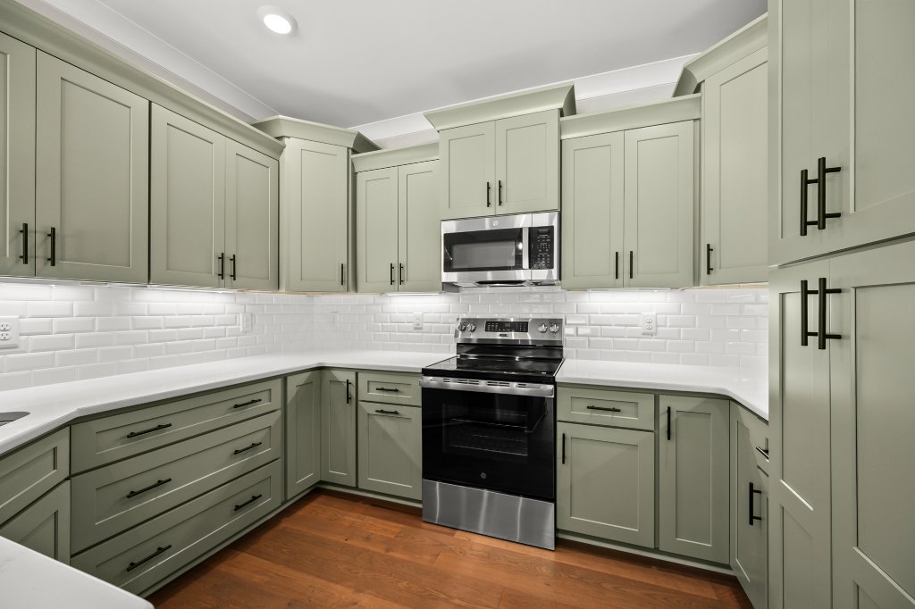 Custom kitchen cabinetry and appliances