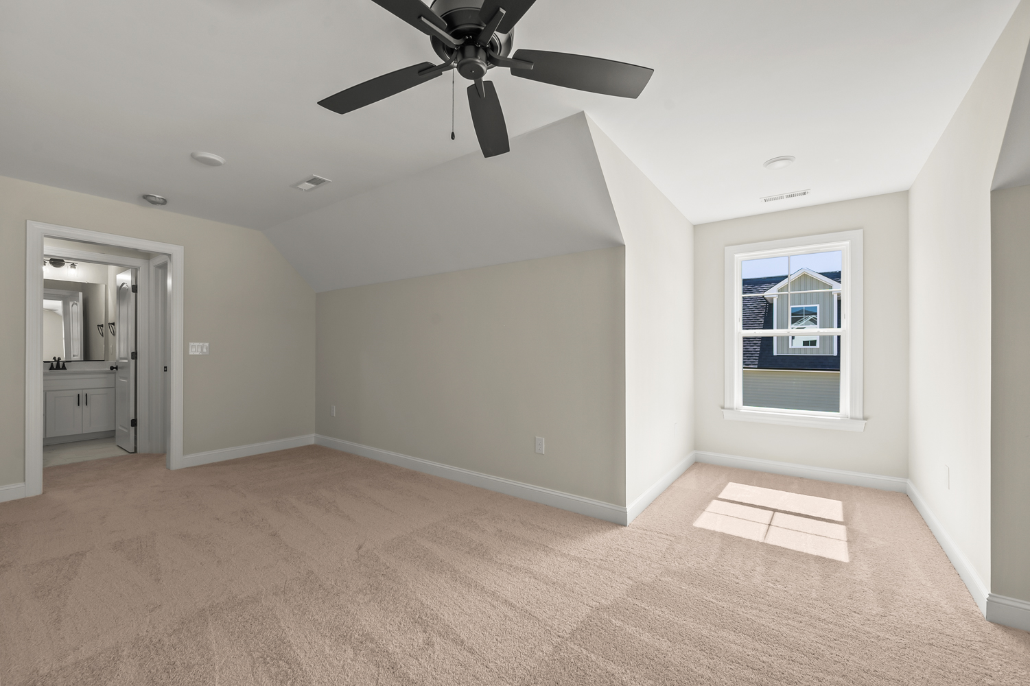 212 Cool Run - Upstairs Bedroom with Vaulted Ceiling