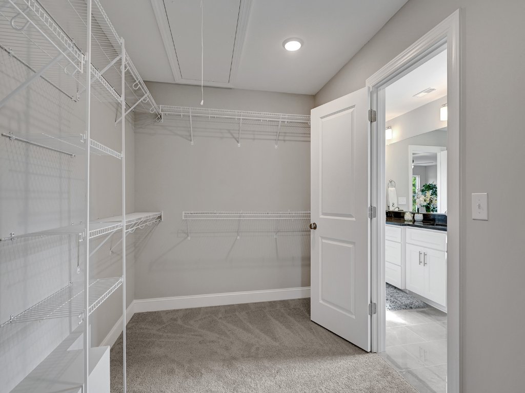 Primary walk-in closet