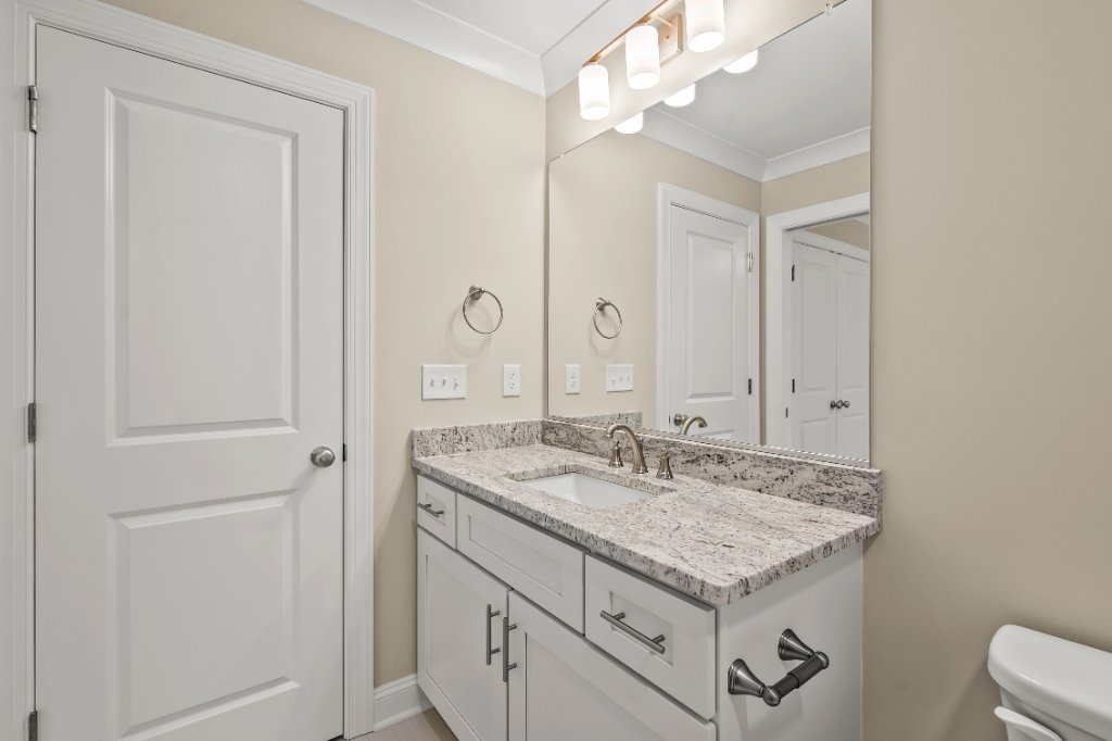 Upstairs bathroom vanity