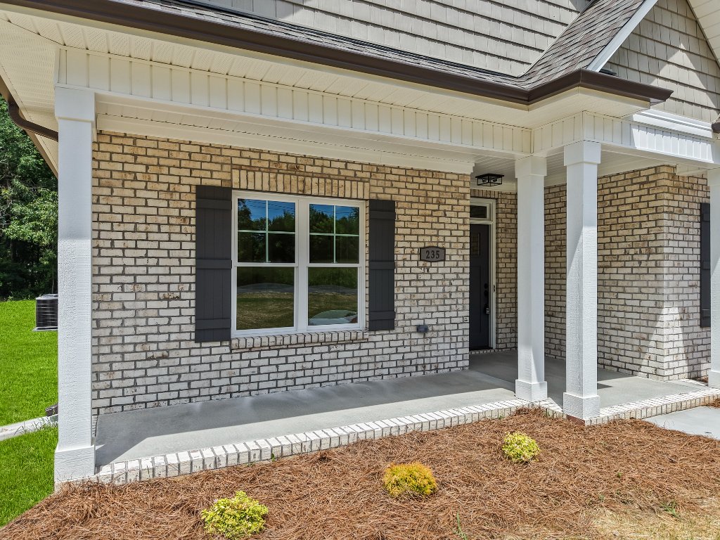Front porch entry detail
