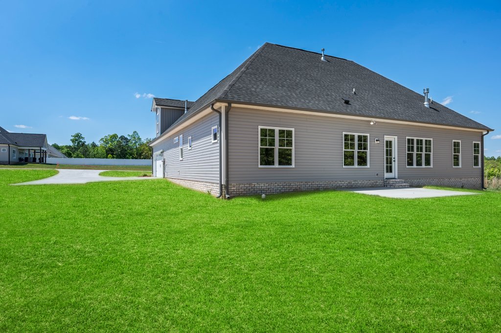 132 Cricket's Run, rear exterior with backyard