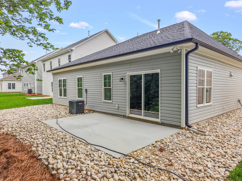 Rear exterior and patio