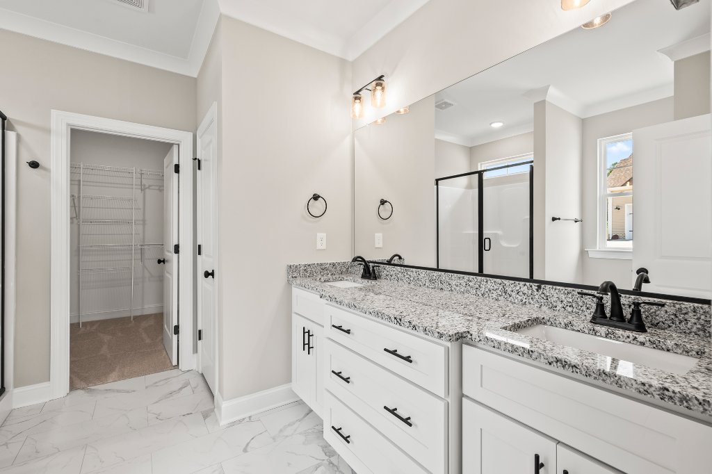 184 Painted Trails, primary bath double vanity with walk-in closet
