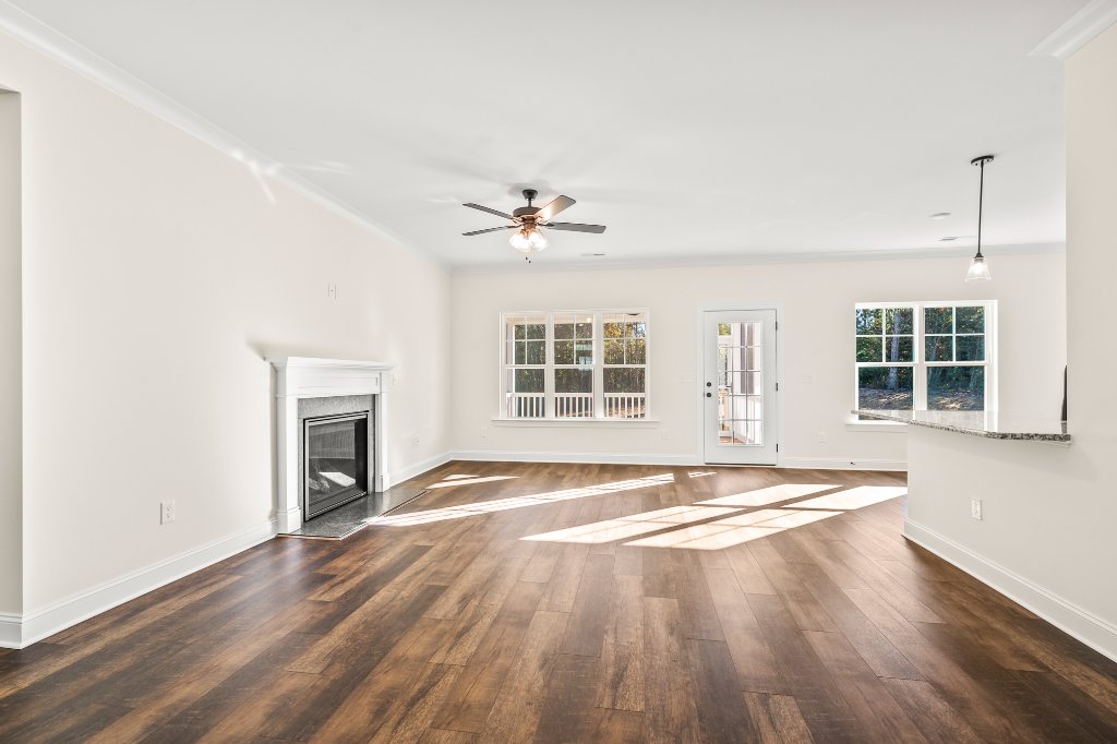 210 Painted Trails Lexington, coffered ceiling dining room