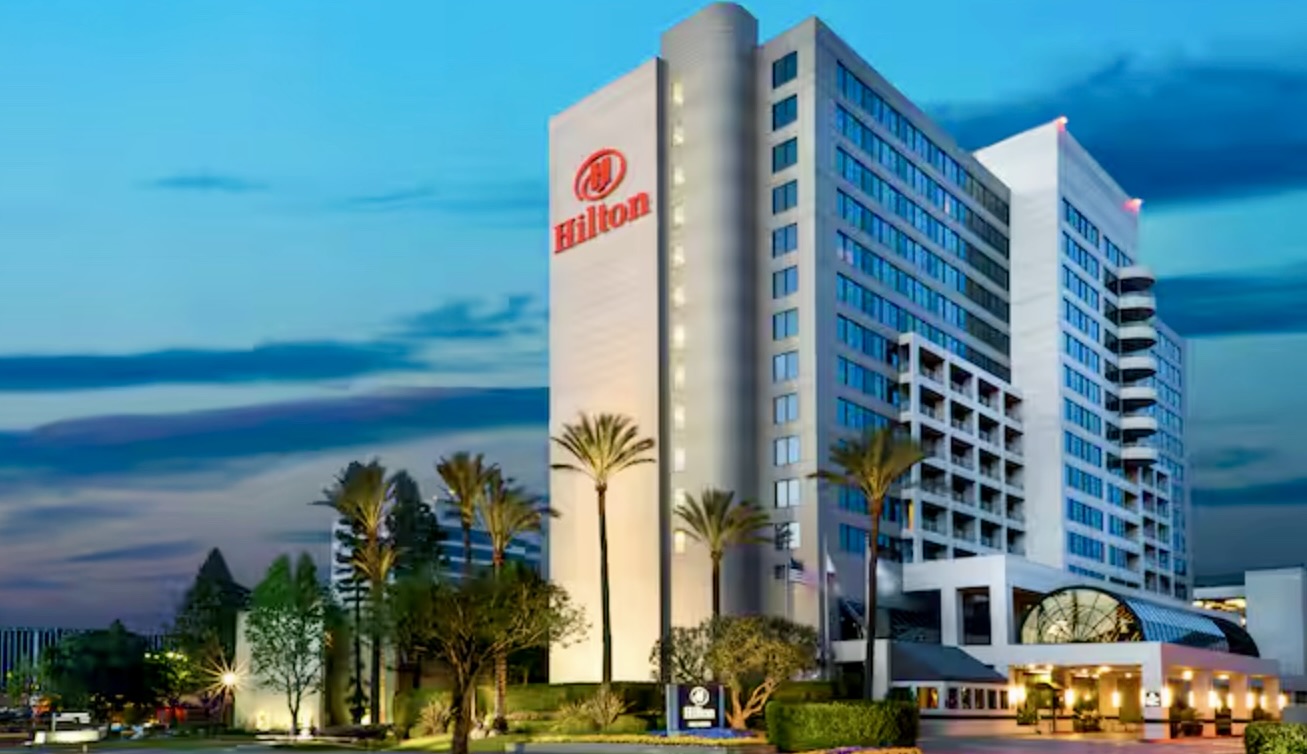 Hilton hotel exterior