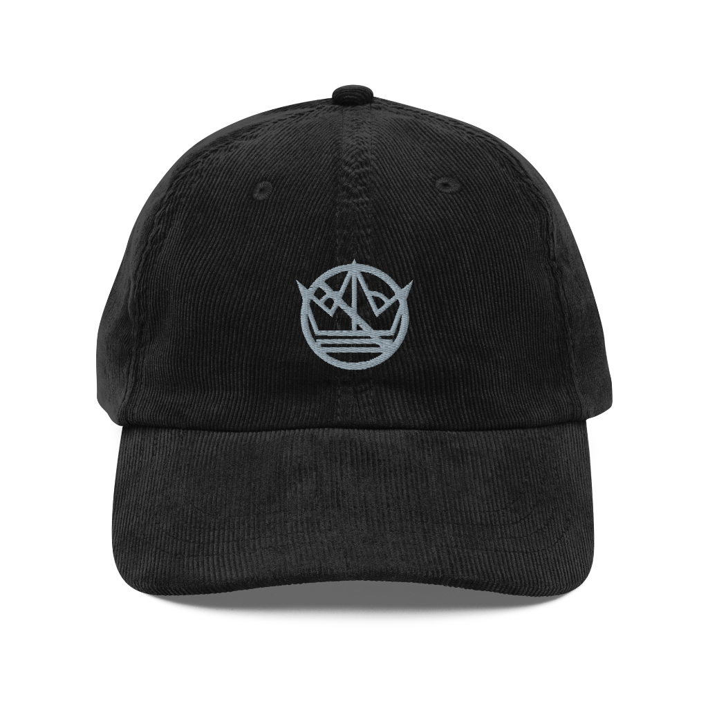 Vintage corduroy cap front