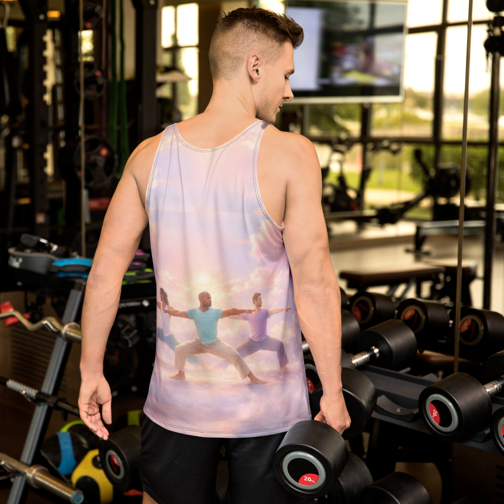 Grand Rising-Unisex Tank Top back