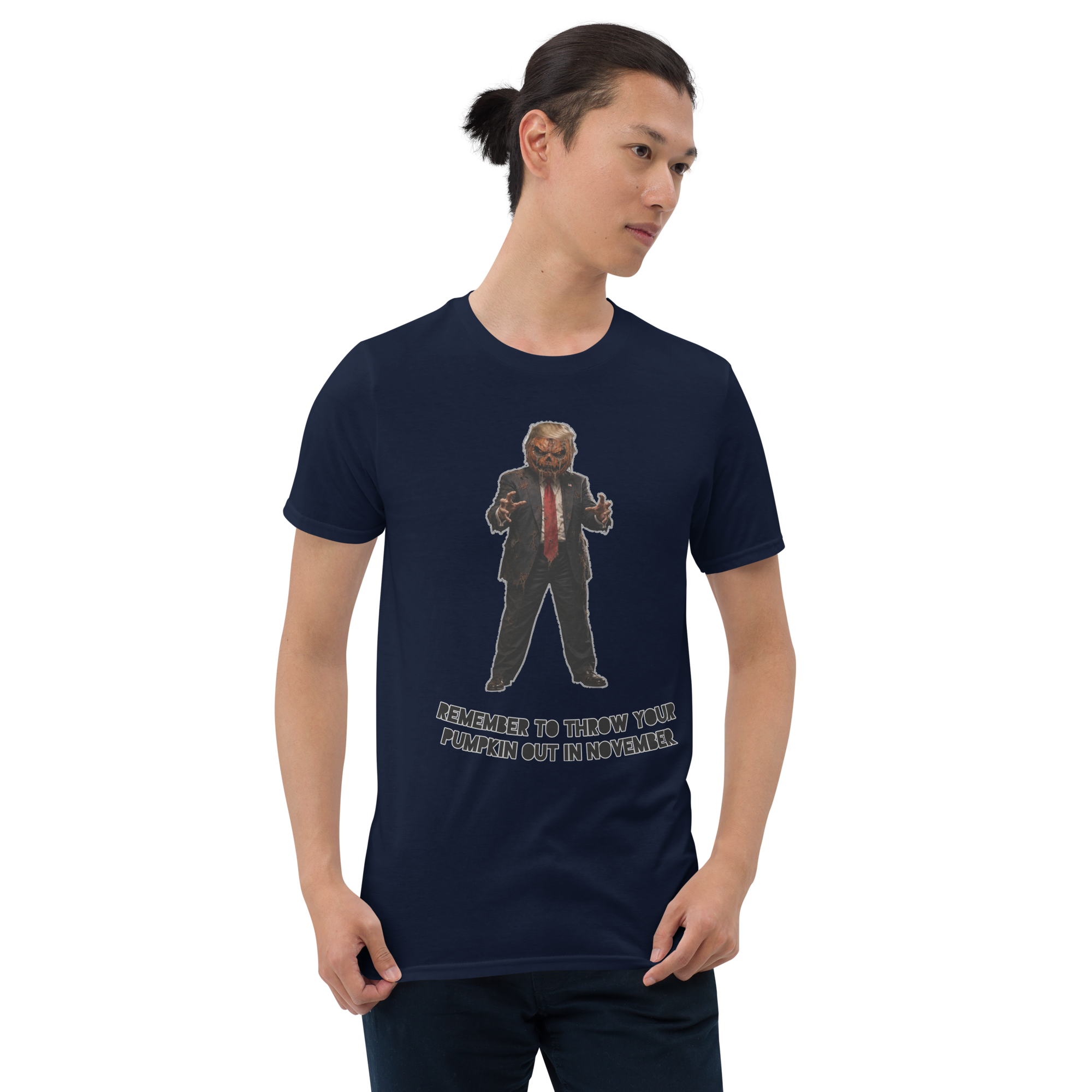 Pumpkin Head-Short-Sleeve Unisex T-Shirt front