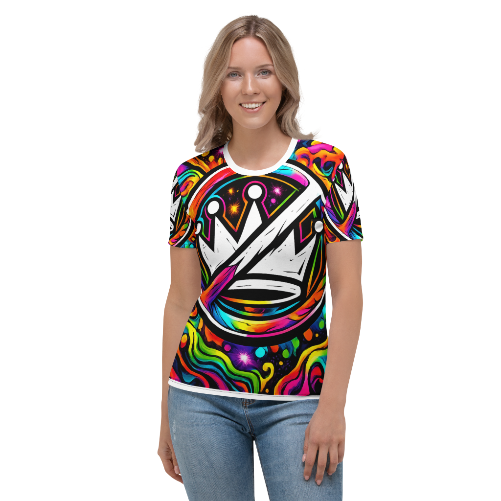 No Kings psychedelic 01-Women's T-shirt