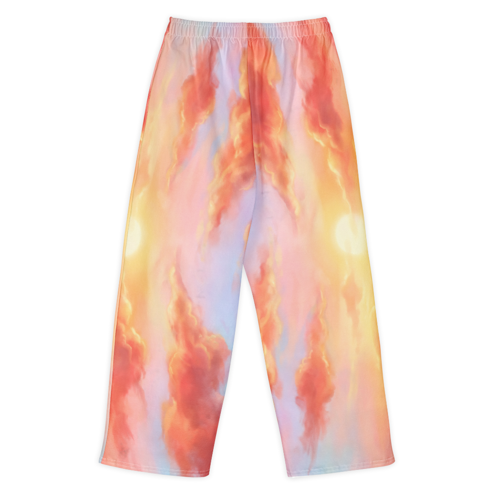 Grand rising-Cotton Wide leg pants  back