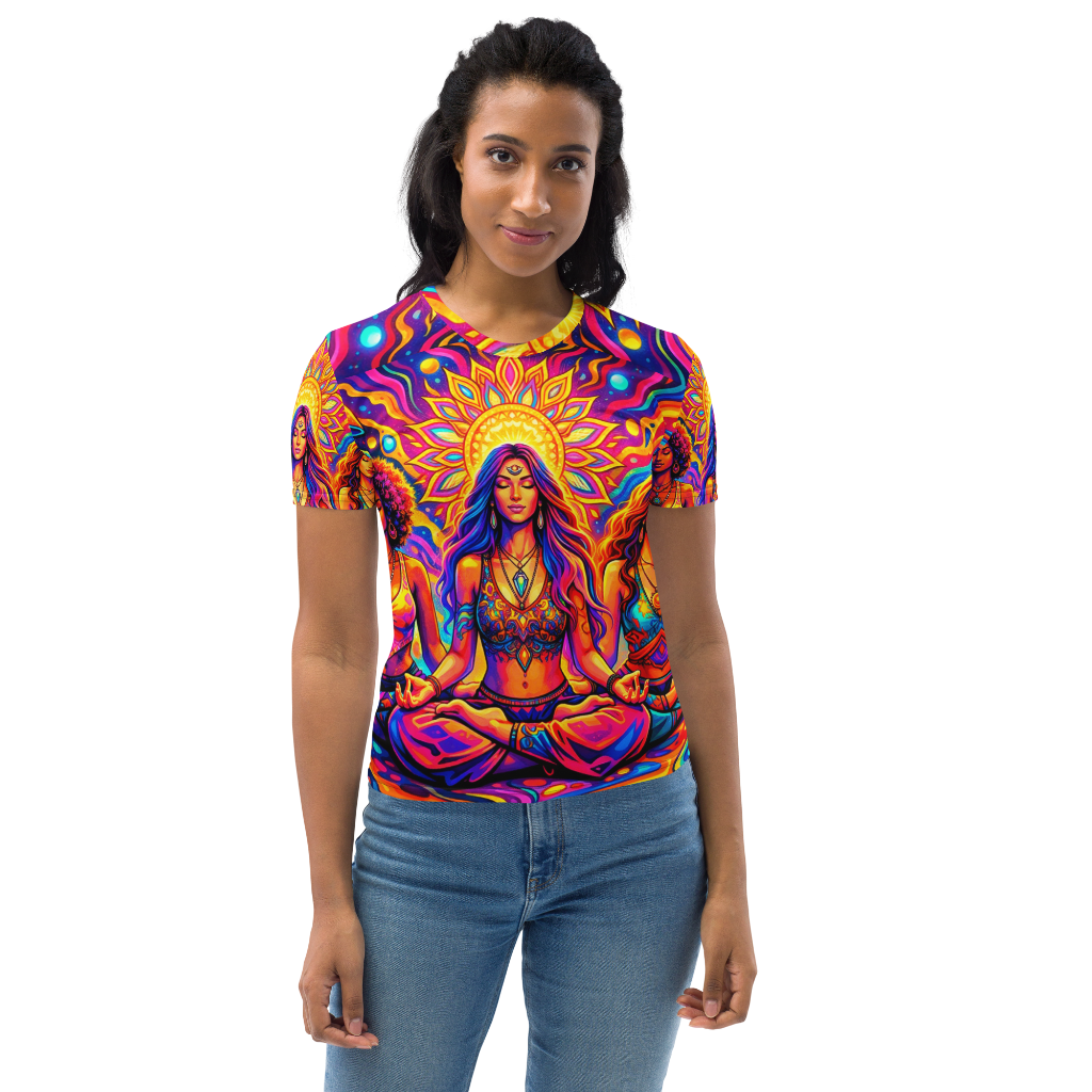 Yoga ladies 5 psychedelic-Women's T-shirt