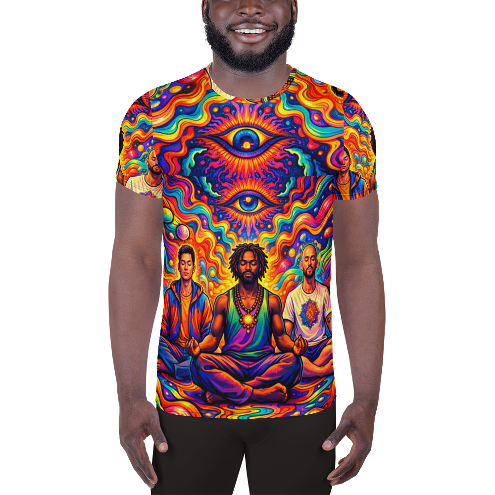 Yoga men 2 -Men's athletic t-shirt