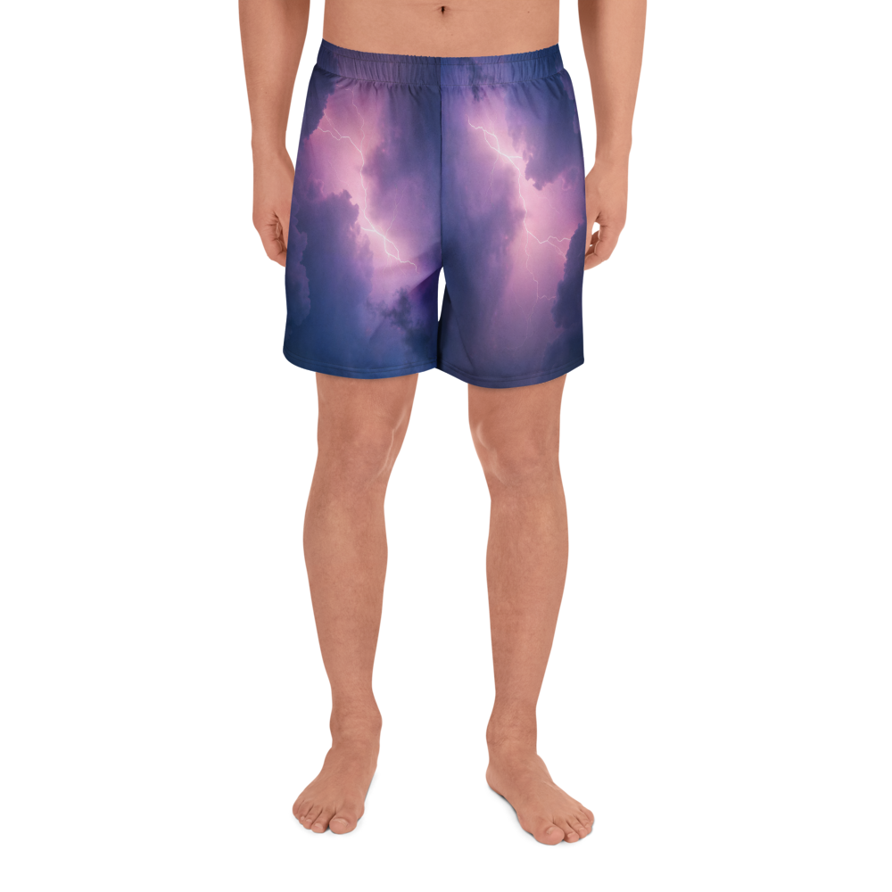 Storm Front-All-Over Print Unisex Athletic Long Shorts