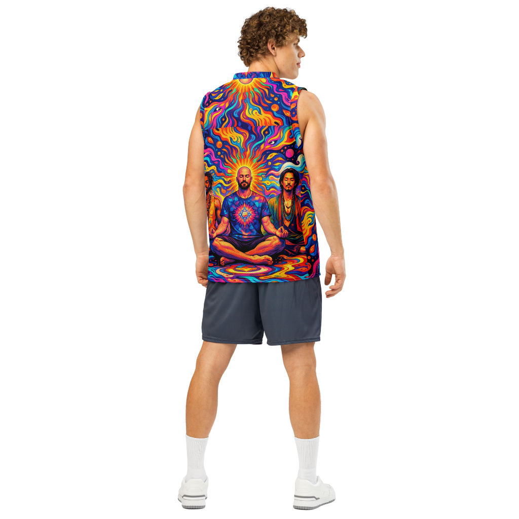 Yoga men 02-Premium basketball jersey back