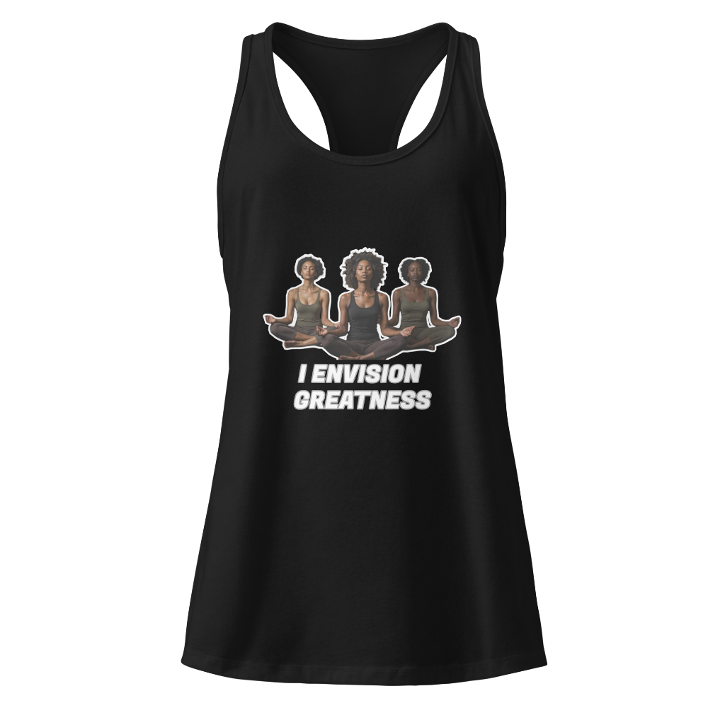 Yoga 4-Women’s fitted racerback tank top