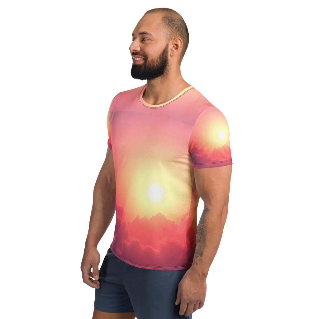 Grand Rising-Men's athletic t-shirt back