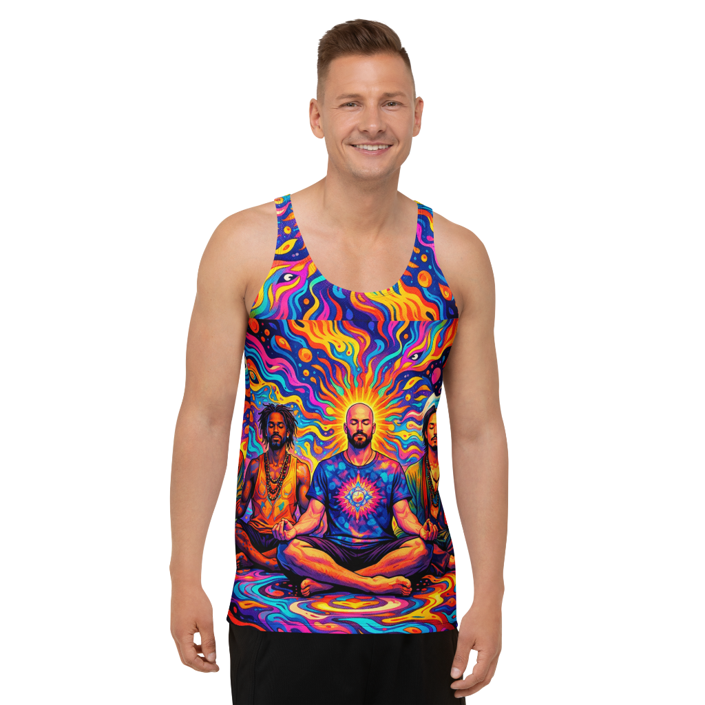 Yoga men 2-Unisex Tank Top