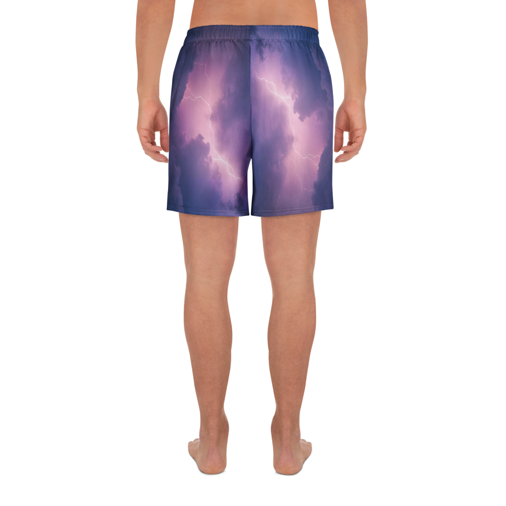 Storm Front-All-Over Print Unisex Athletic Long Shorts back