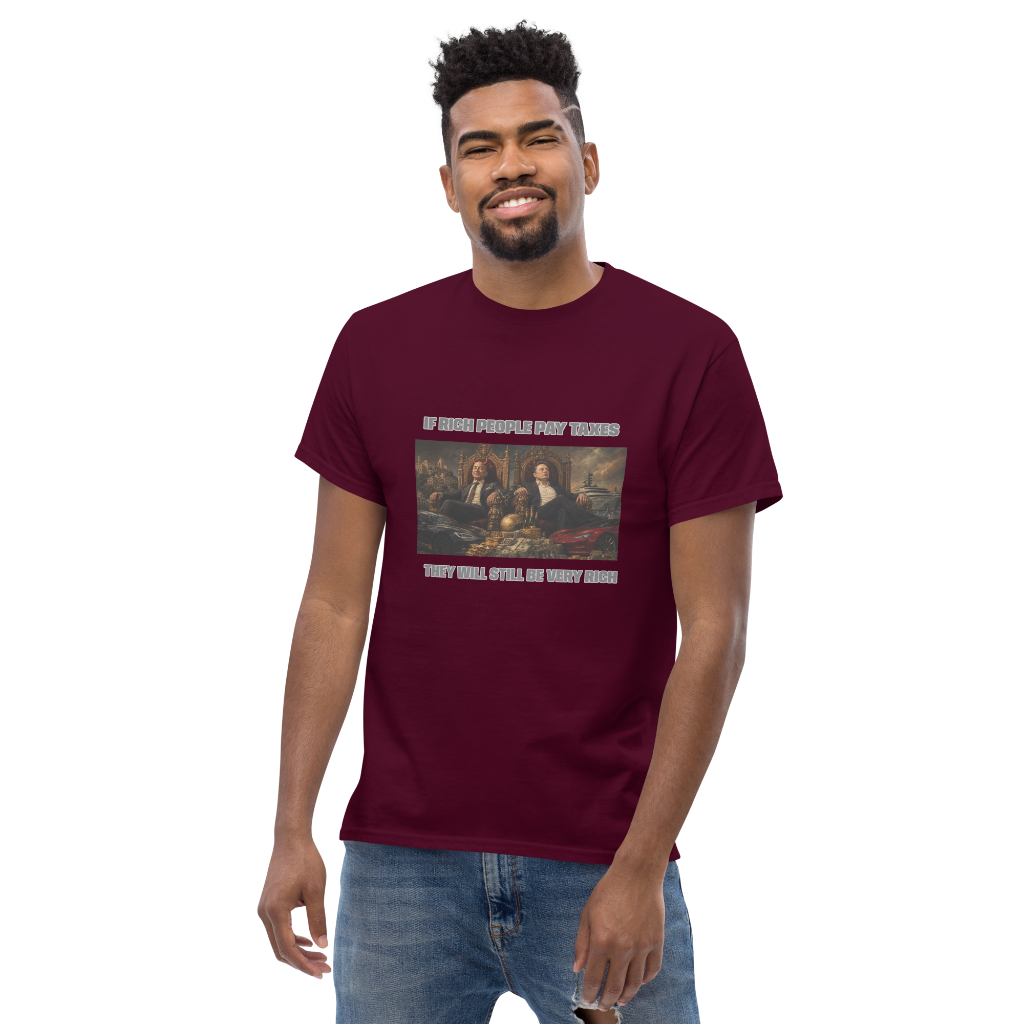 Tax the rich-Unisex classic tee front