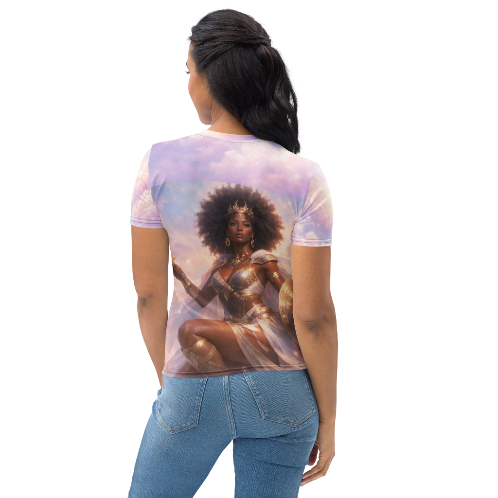 Goddess Warrior 2-Women's T-shirt back