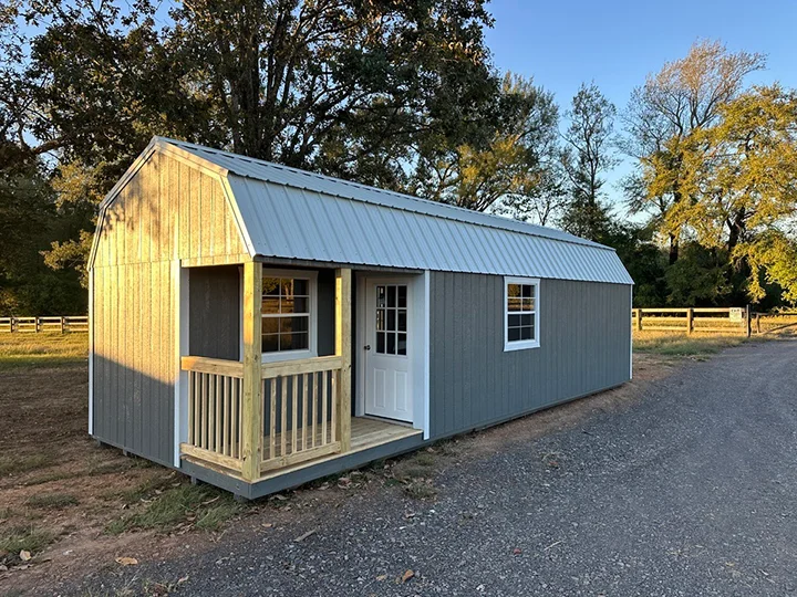 Side Lofted Barn Cabin