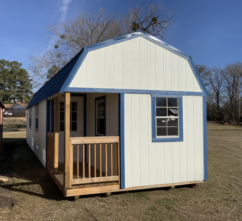 Side Lofted Barn Cabin