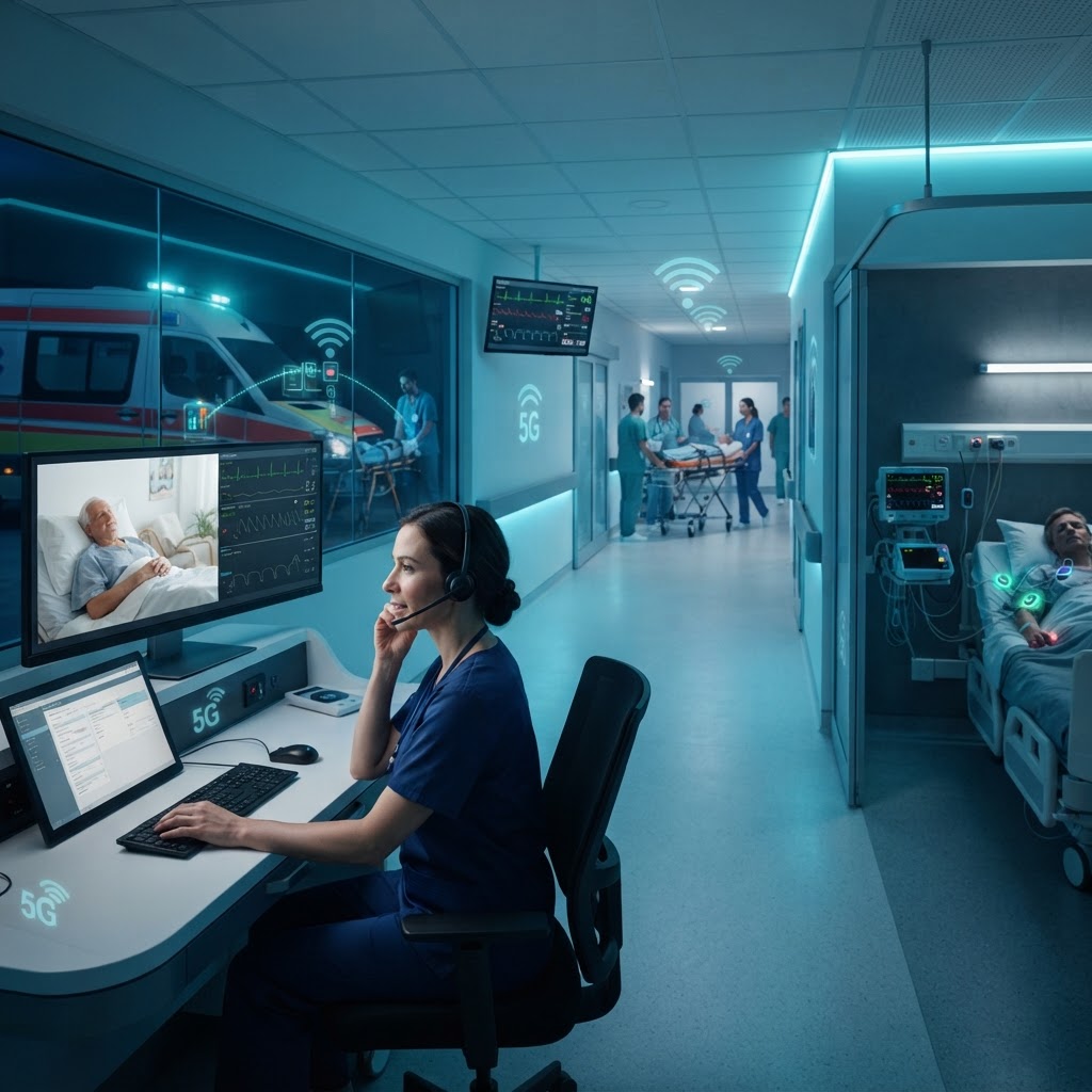 Private 5G in Healthcare: Enabling Connected Hospitals & Telemedicine