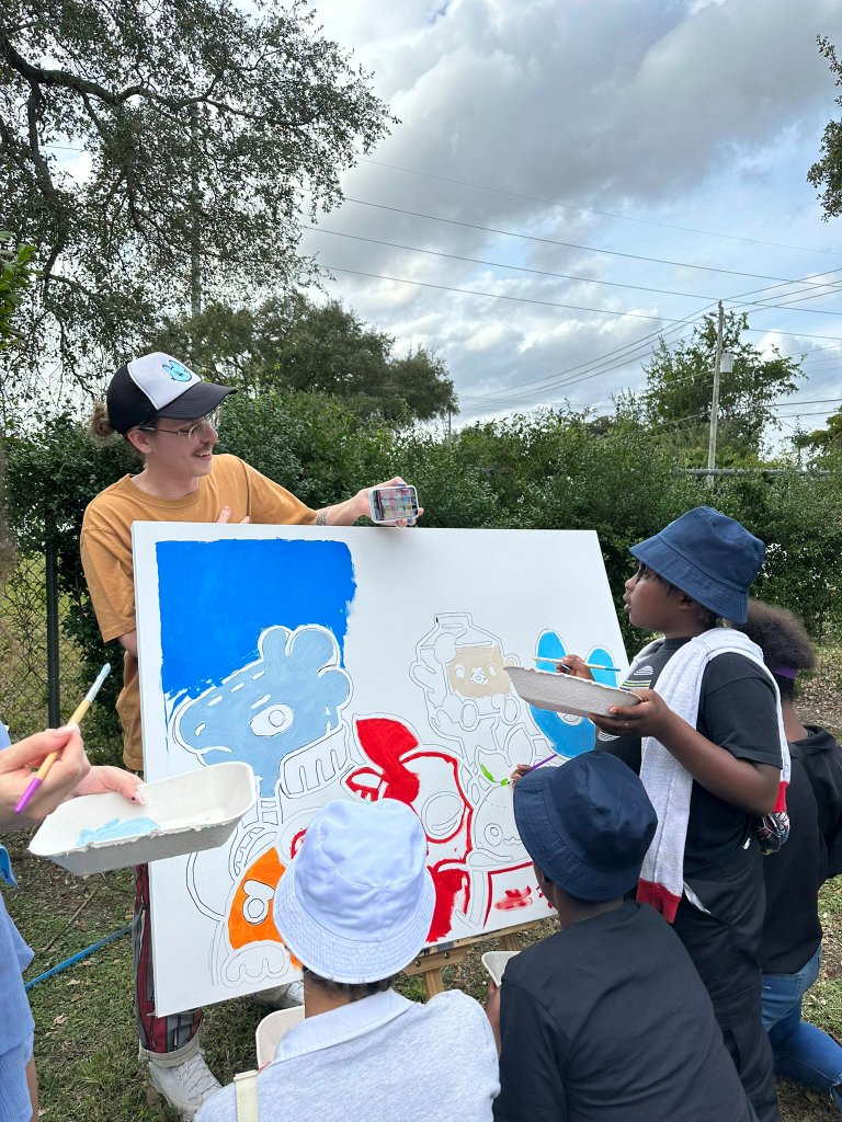 Youth Basel kids painting